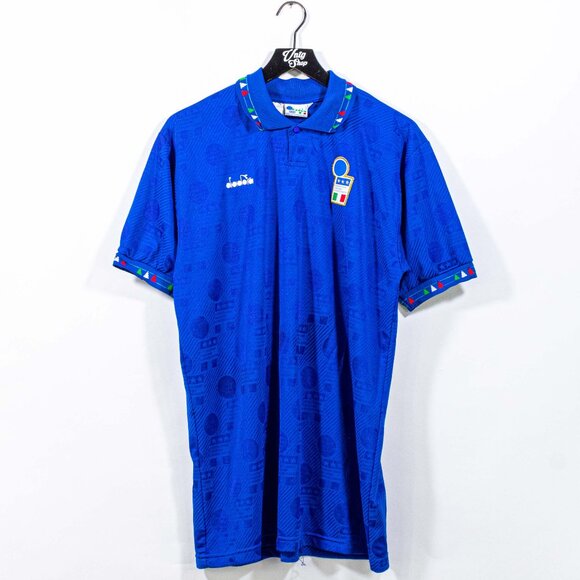 1994 Diadora Italy World Cup Home Jersey Italia Futbol Soccer XL VTG